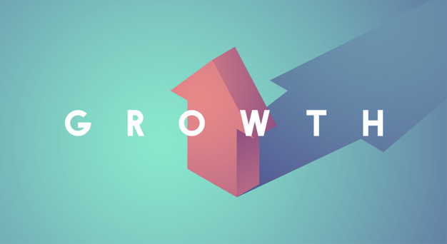 business growth arrow icon